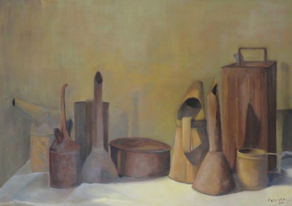 Objet oubliés I (2013) Huile sur toile 65 x 46 cm