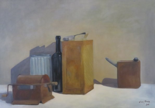 Objets oubliés II (2011) Huile sur toile 65 x 46 cm